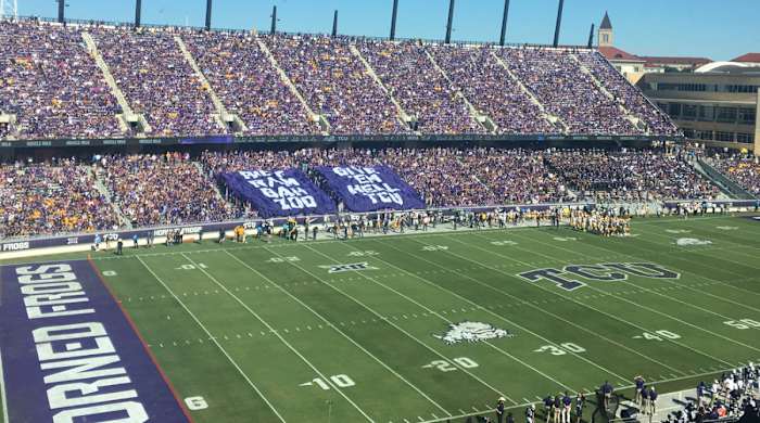 TCU packs ’em in for West Virginia.